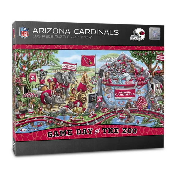 YouTheFan NFL Arizona Cardinals Game Day at the Zoo - 500 pc Puzzle