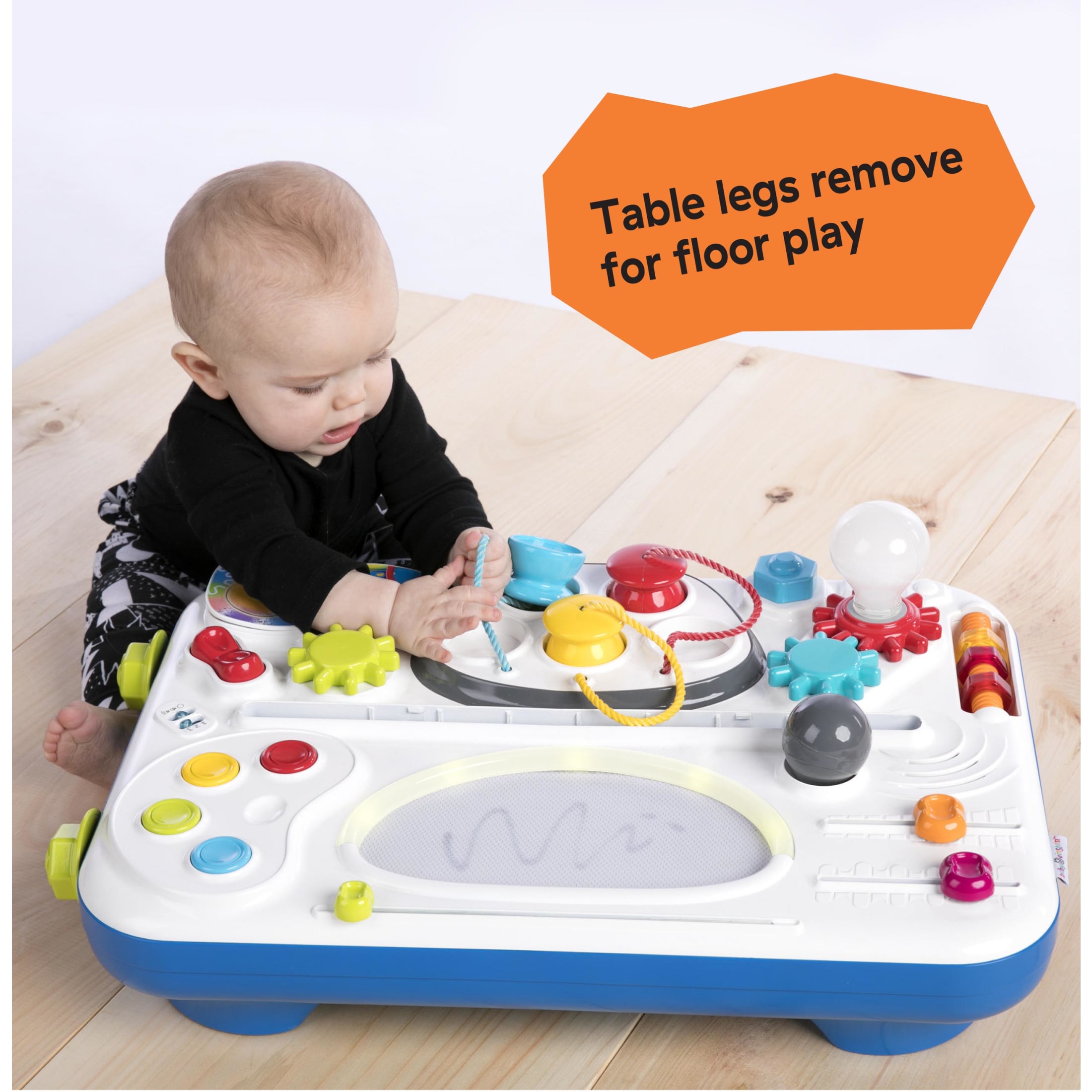 Baby Einstein Removable Curiosity Table Unisex Toddler Activity Center - image 4 of 12