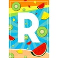 thumbnail image 3 of America Forever Summer Watermelon Monogram Garden Flag Letter R 12.5 x 18 inches Fruit Kiwi Pineapple Double Sided Vertical Outdoor Yard Lawn Decorative Fun Refreshing Summertime Garden Flag, 3 of 5