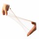thumbnail image 5 of Redecilla para el pelo, 20 unidades de 50 cm, empaquetadas individualmente, redecillas de malla con borde elástico para mujeres, moños, ballet, cocina, color marrón claro, 5 of 7