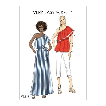 - Vogue Patterns Sewing Pattern Misses' Top, Skirt and Pants-L-XL-XXL