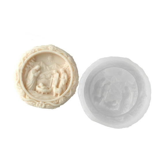 Silicone Nativity Mold for Detailed Holiday & Decor