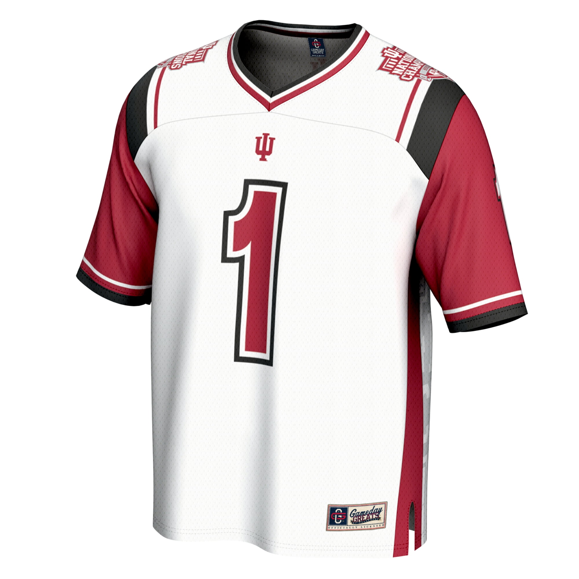 Unisex GameDay Greats #1 White Indiana Hoosiers College Football Playoff 2025 National Champions Commemorative Fashion