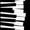Piano Keys Chaos, variant on TalkingCase Slim Fit Phone Case Compatible for Samsung Galaxy S25+ Plus(Not S25/ S25 Ultra), Musical Notes Staff Print, Lightweight,Flexible, USA Print