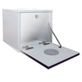 thumbnail image 1 of Buro Flotante Recamara Mdf Luz Led Ensamblado Blanco, 1 of 7