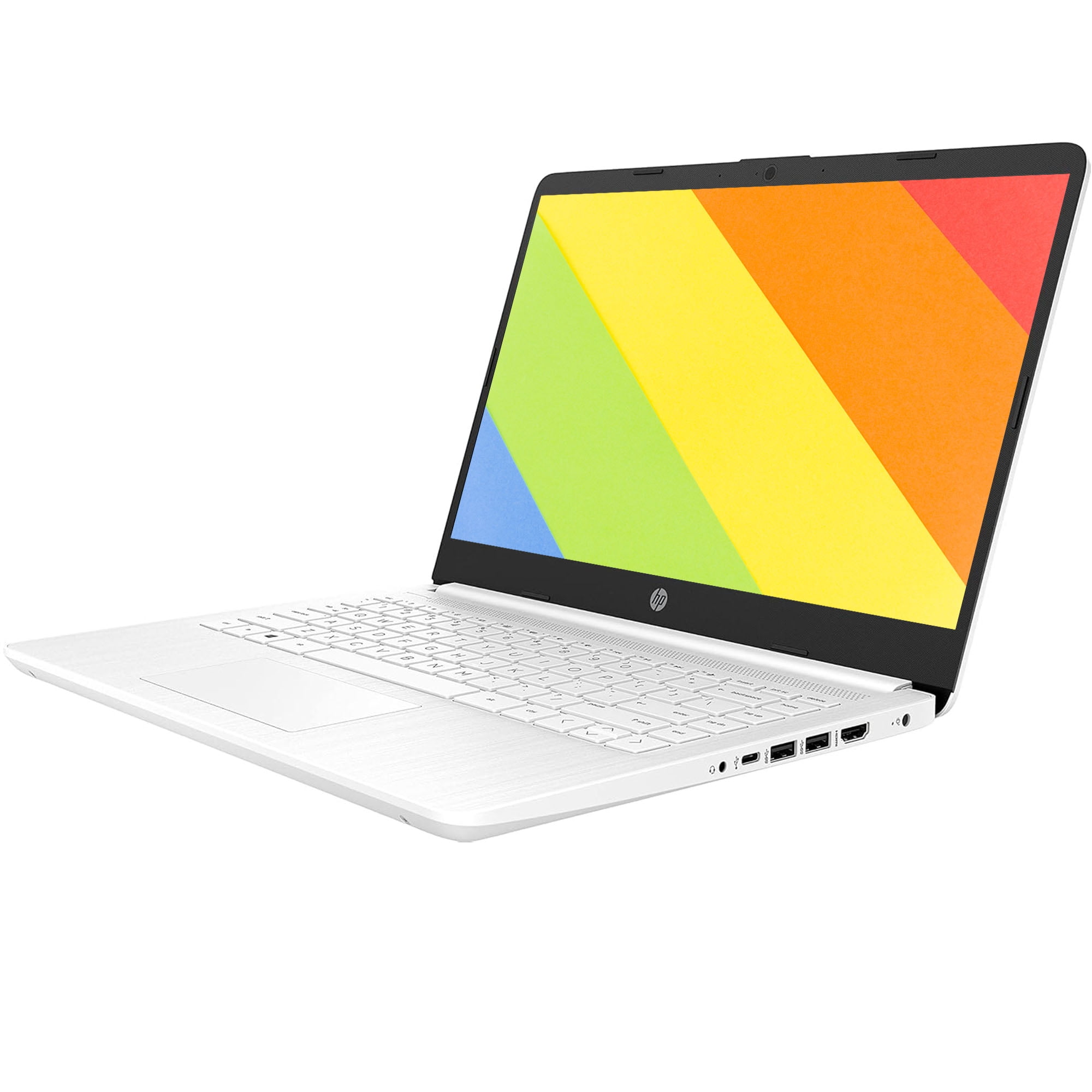 HP 14 14" HD Laptop Computer, Intel Celeron N4120, 16GB RAM, 192GB Storage(64GB eMMC+128GB SD Card), 1 Year Office 365, Long Battery Life, Win 11 Home in S Mode, Student & Home, White