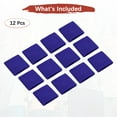 thumbnail image 4 of Uxcell 12PCS Bandas de sudor deportivas, muñequeras de algodón absorbentes para entrenamiento/baloncesto/correr [Azul zafiro, 8cm de ancho], 4 of 7