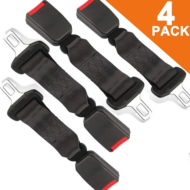 PHANCIR 4 Pack 10.2inch Seat Belt Extender for Cars Universal Seat