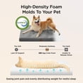 thumbnail image 4 of U By Bedsure Orthopedic Dog Bed for Large Dogs,, Washable Pet Beds for Crate with Removable Cover, Egg Crate Foam Puppy Mat Non-Slip Bottom, 35"x22", Gray, 4 of 10