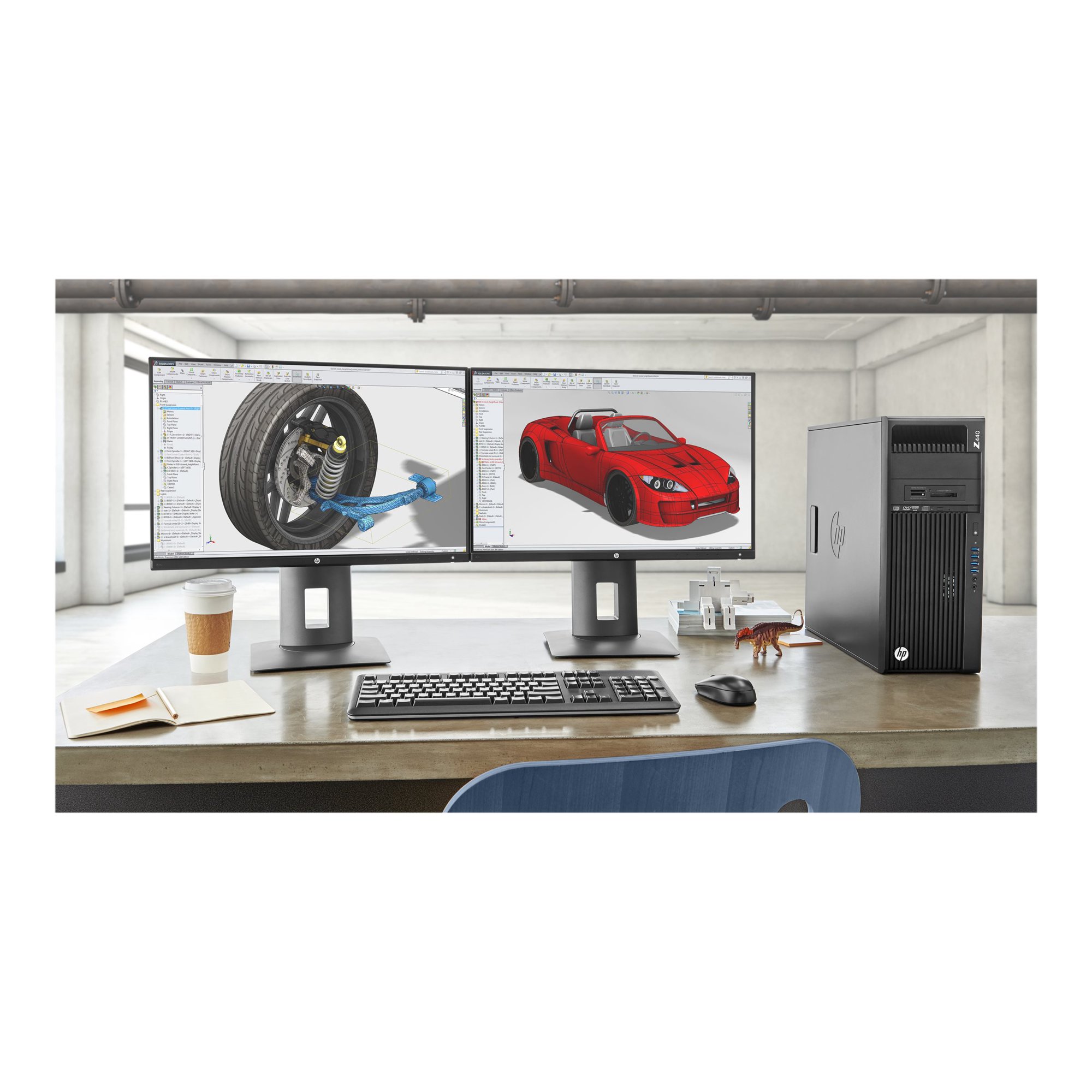 HP Workstation Z440 - MT - 4U - 1 x Xeon E5-1650V4 / 3.6 GHz