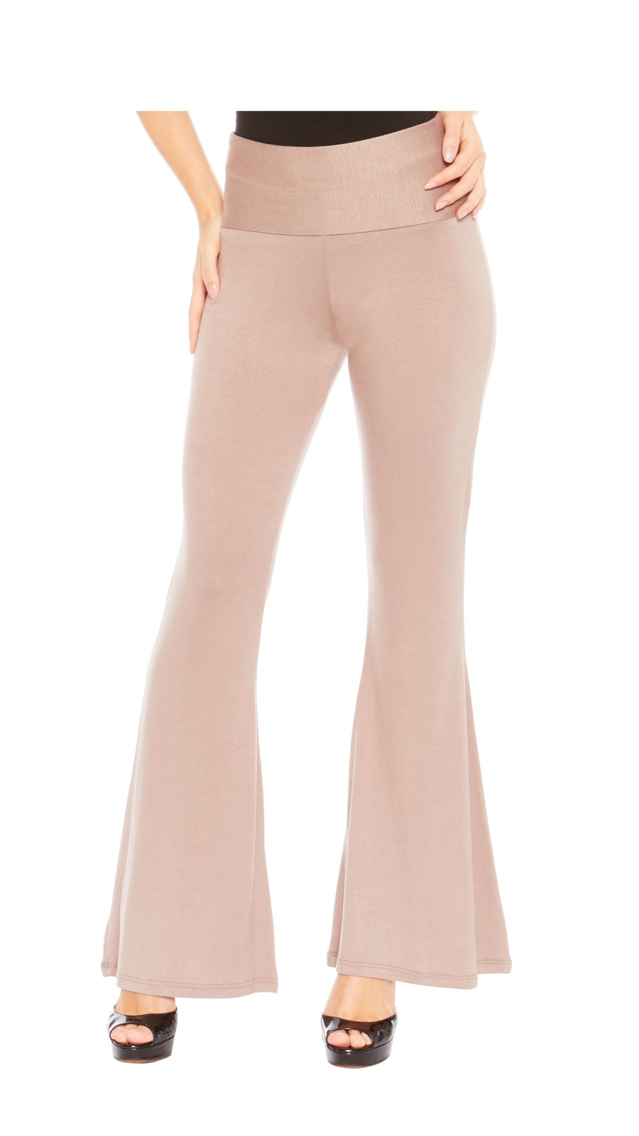 Red Hanger Red Hanger Women's High Waist Palazzo Bell Bottom Pants