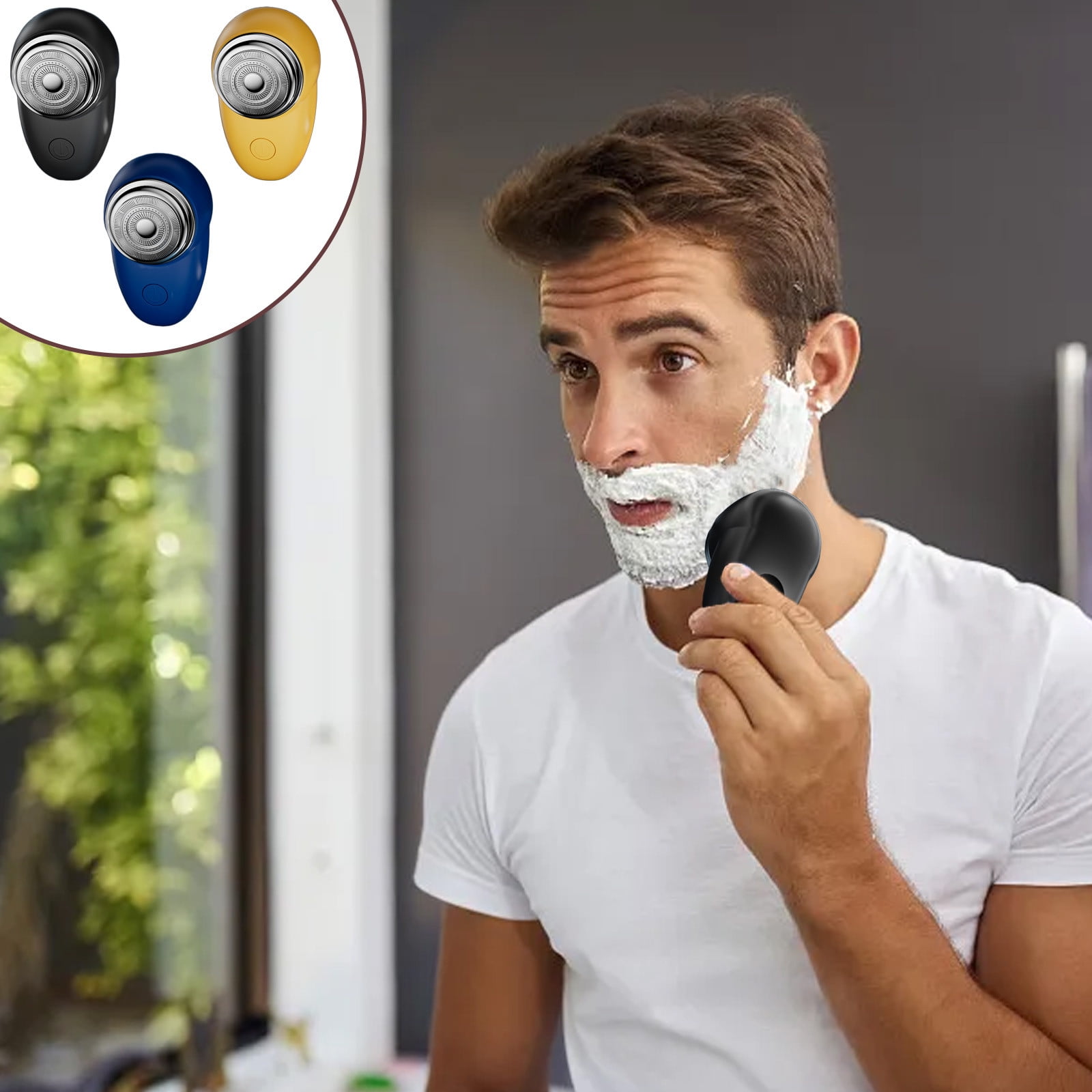 pstuiky Floating Head Shaving Pocket Washable Electric Shaver, Pocket Washable Electric Shaver Shaving Experience, Pocket Mini Electric Shaver Sale