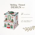 thumbnail image 3 of Spode Christmas Tree Miniature Christmas Village Figural Decoration LED Lighted Christmas Village Set Ceramic Holiday Decor - Dolomite Christmas Collectible for Indoor Display (Theatre), 3 of 5