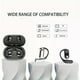 thumbnail image 2 of Open Wireless Earphones, Wireless Sport Earbuds, Touch Volume Control, Built-in Microphone with Earhook 50H Playtime Earbuds LED Display Charging Case, 2 of 3