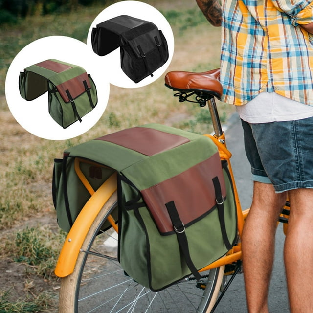 Vaidha Bike Hanging Bag Bike Rear Rack Bag, Large Capacity Bike Trunk Bag, Bike Saddle Shopping Bag, Support Width Less Than 13 Inches Of The Bike Frame