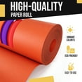 thumbnail image 2 of Crown Display Orange Kraft Paper Rolls, 17.75" x 1320", 2 of 5