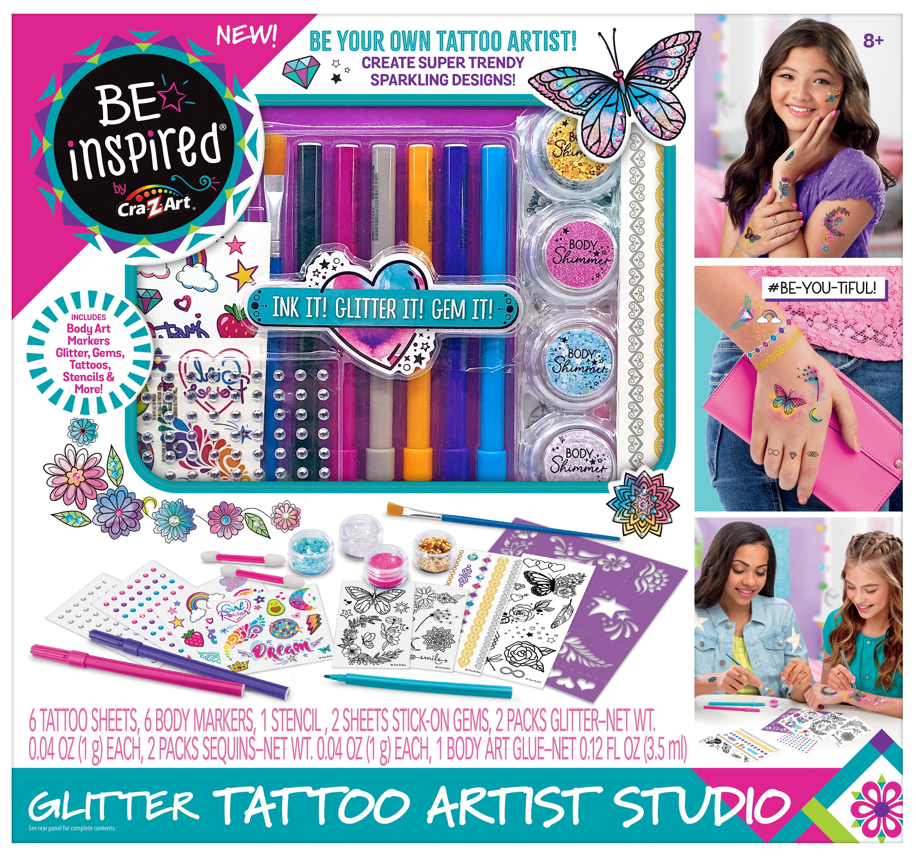 Cra-Z-Art Timeless Creations Adult Neon Graffiti Coloring Set