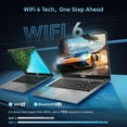 thumbnail image 4 of Laptop 16.1 FHD Gaming Laptop, AMD Ryzen 7 5700U, 16GB RAM, 512GB SSD, Windows 11 Pro, Graphite, WiFi 6, Backlit KB, Gray, 4 of 9