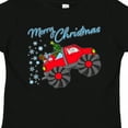 thumbnail image 4 of Inktastic Merry Christmas Santa Drives a Monster Truck Boys or Girls Toddler T-Shirt, 4 of 5