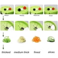 thumbnail image 4 of Ralladores manuales, rebanadores de patatas, rebanador para el hogar, cortador de verduras, rallador de verduras, juego de rebanador en espiral de mano, 4 of 5