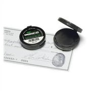 SICURIX Baumgartens Fingerprint Ink Pad, 1 7/8" x 1 7/8" x 1/2", Black/Black Ink