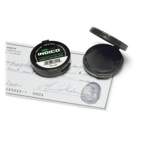 UPC: 0085288380105 | Baumgartens® Fingerprint Ink Pad 1 7/8 x 1 7/8 x 1/2 Black/Black Ink