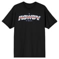 thumbnail image 7 of Western Howdy Men's Black Short Sleeve Crew Neck Tee-Medium, 7 of 7