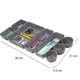 thumbnail image 5 of cubos organizadores de cajones, bandejas de fieltro para oficina, separadores de cajones de gran capacidad Fokelyi 222618-3, 5 of 8