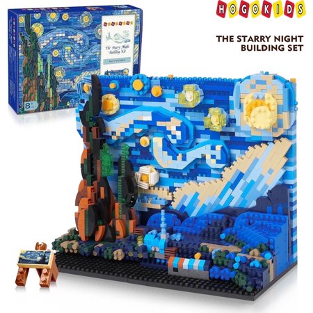 HogoKids Star Night Building Kit, 1851-Piece Micro Building Blocks Set for Adults and Kids