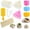 White-10pcs, variant on Sushi Making Kit 13-Piece, Onigiri & Musubi Mold Set with Rice Ball Press, Sushi Rolling Mat, Animal Shapes, BPA-Free Plastic for Bento & Home DIY