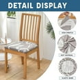 thumbnail image 2 of Chair Covers Seat Covers for Dining Room Chair Seat Covers 6PCS Removable Washable Upholstered Chair Seat Cushion Slipcovers Chair Protector with Elastic Bottom for Dining Room,Office, 2 of 6
