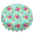thumbnail image 2 of Pioneer Flower Floral Print Pattern Round Tablecloth 60 X 60 Inch, Wrinkle Resistant Wipeable Table Cloth for Kitchen Dining Picnic Patio Party, 2 of 6