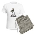 thumbnail image 5 of CafePress - Rat Terrier Sit Pretty Women's Light Pajamas - Women's Short Sleeve Print T-Shirt and Pants Light Cotton Pajama Set, 5 of 7