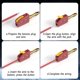thumbnail image 4 of 10 Conectores Tipo Banana de 4 mm de Conexión Rápida de Alta Corriente, Chapados en , para Pruebas Eléctricas de 32 A, 4 of 5