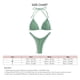 thumbnail image 2 of Two Pieces Swimwear Breathable Comfortable Halter Women Swimswear Wavy Grain Low Waist For Beach Parties For Spas ANGGREK Ropa, 2 of 5