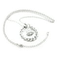 thumbnail image 2 of Tioneer Swarovski Elements Christmas Wreath Pendant Necklace, 2 of 2