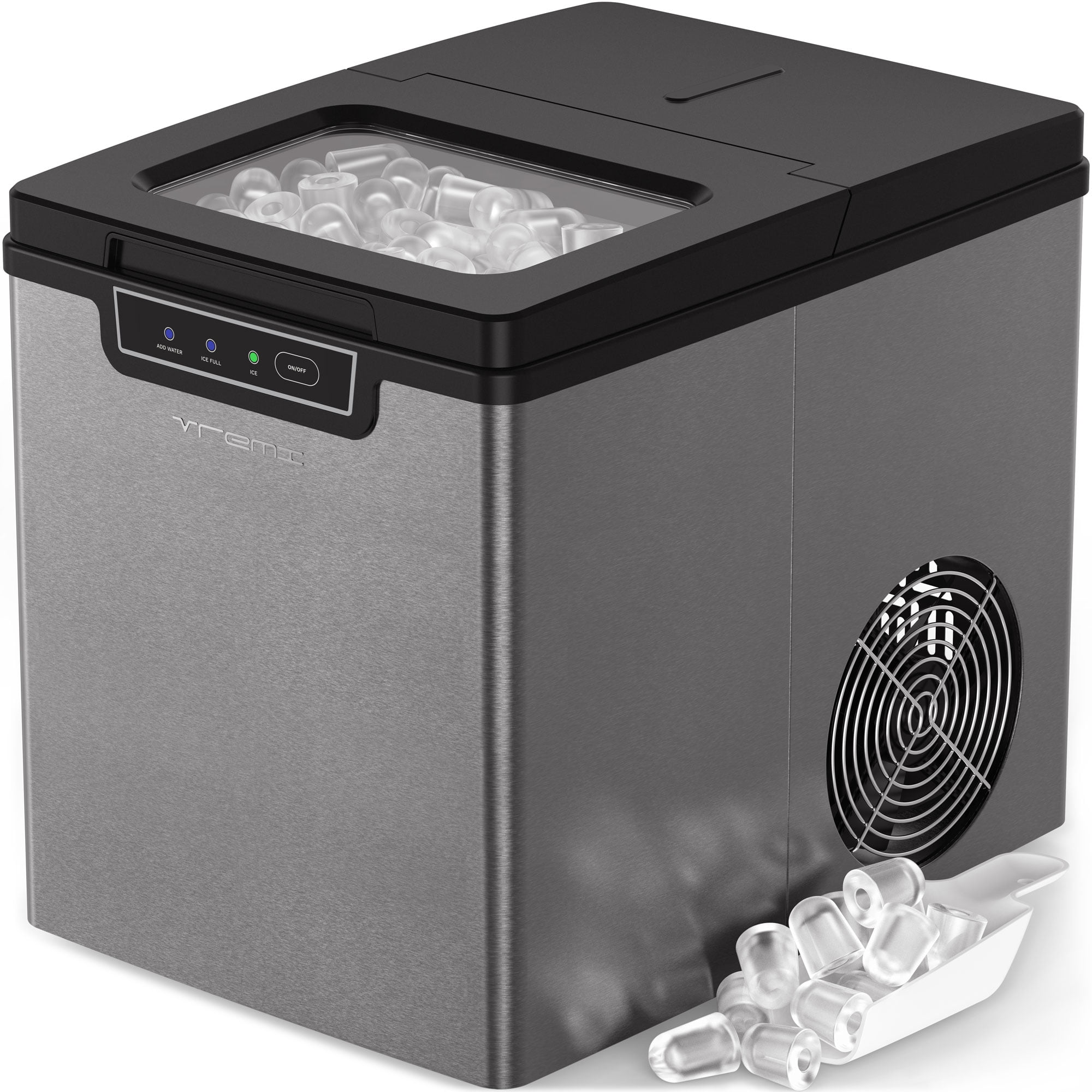 Vremi® Portable Ice Cube Maker - Produces 26 Pounds of Ice Cube a