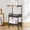 black, variant on Tongina 3 Tier Slim Storage Cart Rolling Utility Cart Fruits Rack Rustproof Mobile Trolley on Wheel for Bathroom Bedroom Narrow Place black