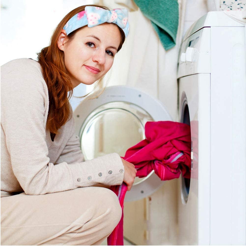 Femme Enfant En Polaire Corail - Pour Lavage Du Visage, Sport, Douche - Adjustable Et Anti-Dérapant Bandeau Spa Doux