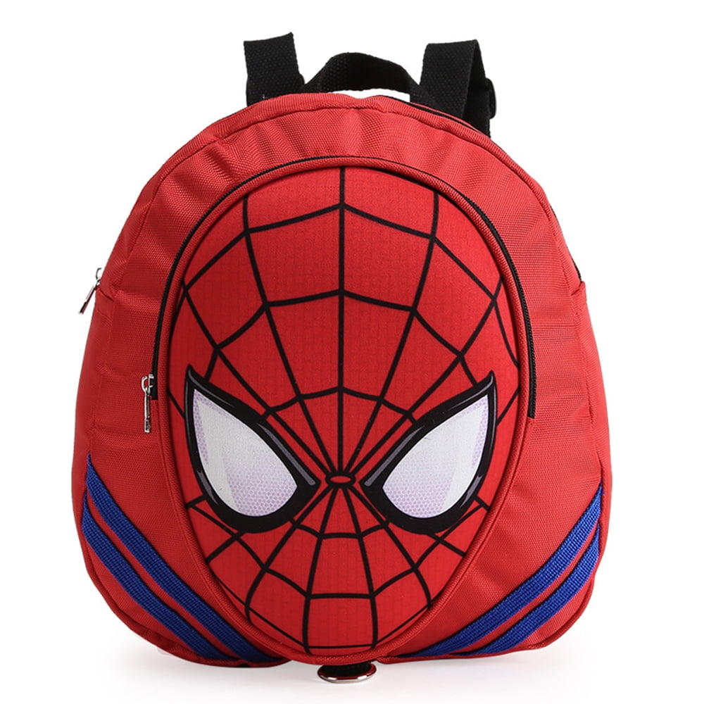 Anti Lost Kids Backpack Cool Spider Man Design Children Baby Safety Keeper Toddler Walking Satchel Bag Strap Red by