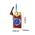 thumbnail image 3 of Watch Lighter, Windproof Lighter, Cigar Lighter, Butane Torch, Men's Adjustable Flame Torch Lighter, Birthday, Smoking, Candle, Great Gift, 3 of 4