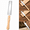 Double-Sided, variant on Japanese Pull Saw with Flexible Steel Blade, Flush Cut Hand Saw for Woodworking, Trim Work and Carpentry, 12 Inch