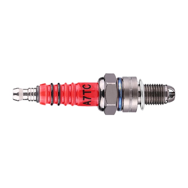 Bujía Ecomeon 5PCS Racing Bujía con 3 electrodos para Scooter GY6 50CC 125CC 150CC