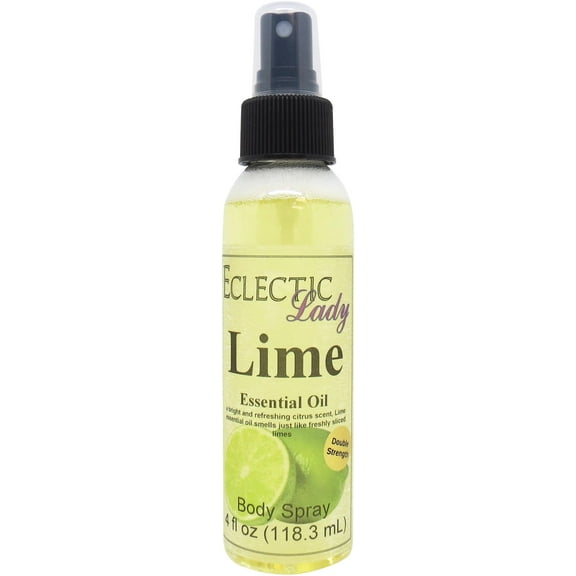 Lime Body Spray, Eclectic Lady, Hydrating Mist, Unisex (Double Strength), 4 oz