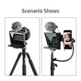 thumbnail image 4 of Portable Teleprompter For Smartphone DSLR Recording Live Broadcast Inscriber Teleprompter Artifact Video With Remote Control ,Easy setup, Desktop controlled, 4 of 7