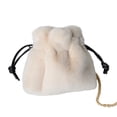 thumbnail image 3 of Bolso bandolera Hugo mujer mensajero hombro felpa blanco 22x22x12cm, 3 of 8