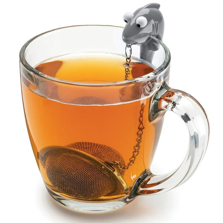 1pc Creative Umbrella Shaped Tea Infuser (with Stand), Silicone & Stainless  Steel Home Tea Strainer, Hanging Tea Separator For Brewing Loose Leaf Tea