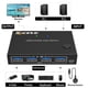 thumbnail image 3 of KCEVE KC-KVM201A USB3.0/HD 2 en 1 salida KVM Switcher Admite hasta 3840*2160@60Hz Resolución Conmuta KCEVE Negro, 3 of 7
