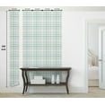 thumbnail image 6 of Ambesonne Muted Colors Peel & Stick Wallpaper for Home, Pastel Plaid Layout, 13"x100", Cadet Blue Beige, 6 of 6