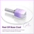 thumbnail image 5 of Gellen Gel Peelable Base and Glossy Top Coat Set, 2Pcs 18ML No Wipe Glossy Gel Top Coat, Clear UV Base Coat Gel Nail Polish, Soak Off Gel Base Top Coat Nail Art, 5 of 9